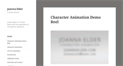 Desktop Screenshot of joannaelder.com